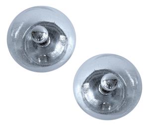 Vintage Bubble Glass Sconces from RZB, 1970s, Set of 2