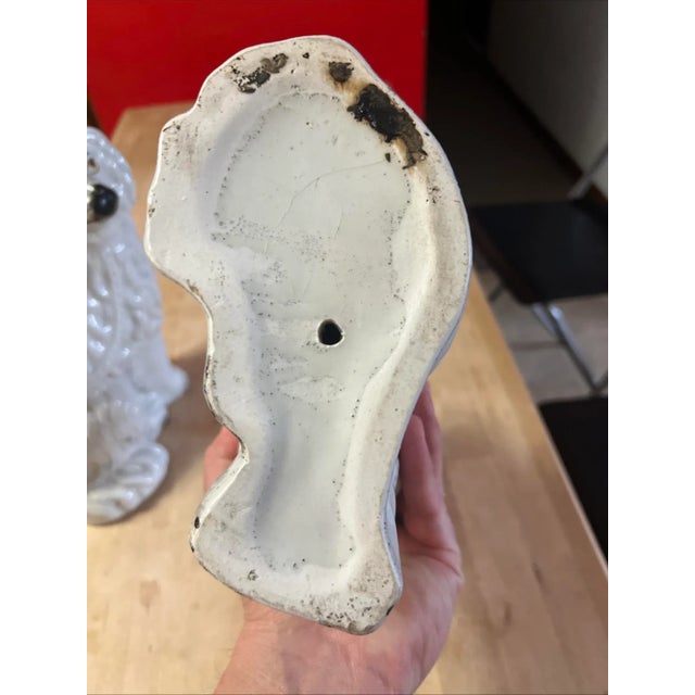 Pair of Antique Decorated Staffordshire Dogs, Circa 1860's For Sale - Image 14 of 15