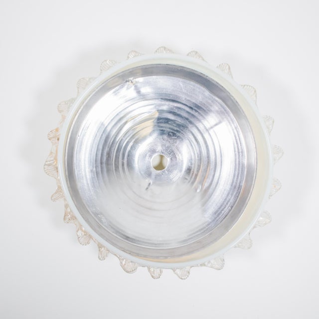 White Vintage Ca'Rezzonico Style Gold Infused and Opaline Murano Chandelier For Sale - Image 8 of 17