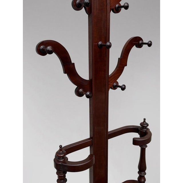 Victorian Mahogany Hall Stand, 1870s For Sale - Image 10 of 12