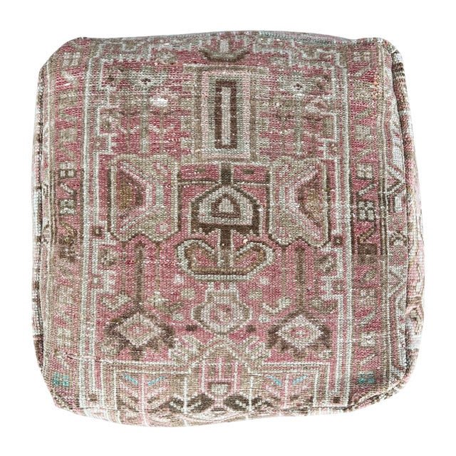 Lee Industries Vintage Turkish Rug Ottoman For Sale In Atlanta - Image 6 of 7
