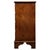 Small Antique Serpentine Burr Oak Chest of Drawers For Sale - Image 11 of 12