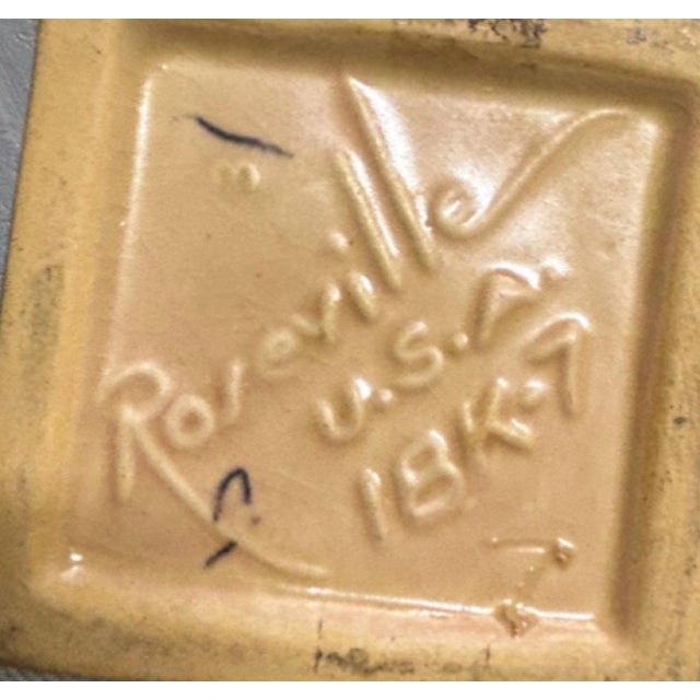 Vintage Roseville Snowberry Pink Pottery Basket 1bk-7, Circa 1947 For Sale In Greensboro - Image 6 of 7