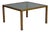 Vintage Coffee Table with Brass Frame, 1970s For Sale