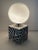 1960's Cast Metal Op Art Lamp With Milk Glass Orb For Sale - Image 10 of 10