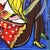 Textile Niente Di Piu - Original Blue Cubist Figurative Mixed Media Acrylic Painting on Canvas For Sale - Image 7 of 9