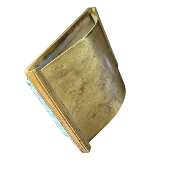 19th Century French Porcelain Ink Blotter With Hand Painted Flowers For Sale In Boston - Image 6 of 14