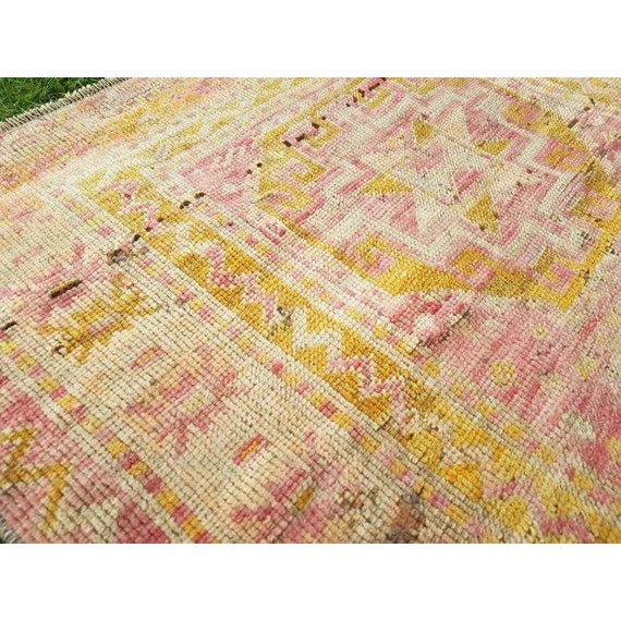 1970s 1970s Vintage Caucasian Faded Rug - 3′2″ × 7′9″ For Sale - Image 5 of 10