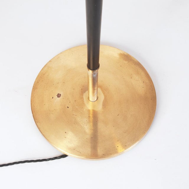Floor Lamp with Double Tapered Stem, Denmark, 1960s For Sale - Image 6 of 8