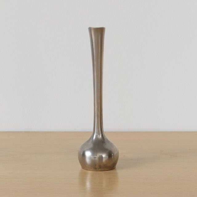 1930s 1930s French Silver Bud Vase For Sale - Image 5 of 10