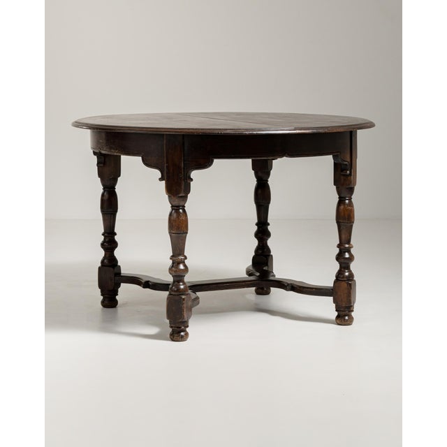 Mid-Century Modern 1970s Eclectic Dining Table In Original Patina For Sale - Image 3 of 9