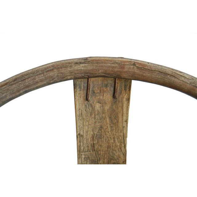 Brown Vintage Ming Wood Chair For Sale - Image 8 of 9