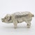 Vintage Italian Handmade Genuine Silver Piggy Pig Large Figurine Miniature Sculpture For Sale - Image 6 of 10