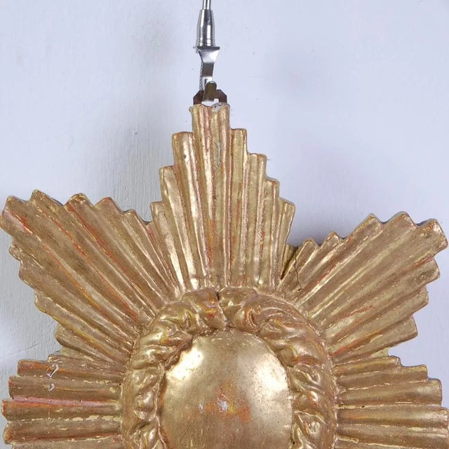 1950s Vintage Gilded Wooden Gatehouse, 1950s For Sale - Image 5 of 9