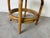 Vintage Coastal Bamboo & Woven Wicker Round Ottoman For Sale In Miami - Image 6 of 12