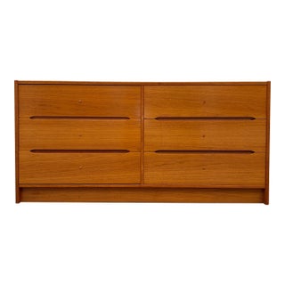 Vintage Made in Denmark 6 Drawer Dresser For Sale