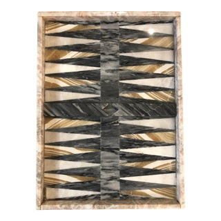 Marble Game Board Tray For Sale