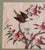 Green 19th or 20th Century Chinese Watercolor Pith Paper Painting of Birds Arguing For Sale - Image 8 of 16