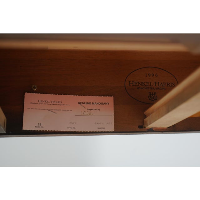 Henkel Harris Model 2529 Inlaid Mahogany Silver Chest For Sale - Image 18 of 18