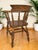 Brown Antique Victorian Smokers Bow Armchair in Beech & Elm, 1880s For Sale - Image 8 of 18