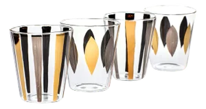 Circus Glasses from Casarialto, Set of 4
