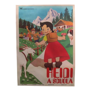 1985 Original Oversize Movie Poster (Italian Version) - Heidi For Sale