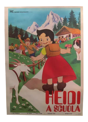 1985 Original Oversize Movie Poster (Italian Version) - Heidi