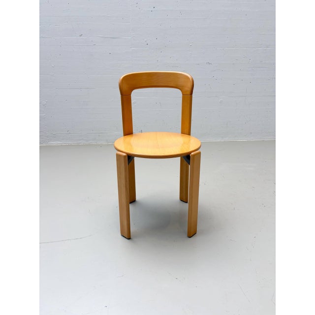 Vintage Wooden Chair by Dietiker, Switzerland, 1997 For Sale - Image 9 of 9