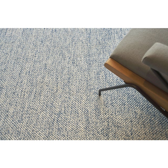Exquisite Rugs Exquisite Rugs Rhodes Handmade PET Yarn Blue Rug-6'X9' For Sale - Image 4 of 7