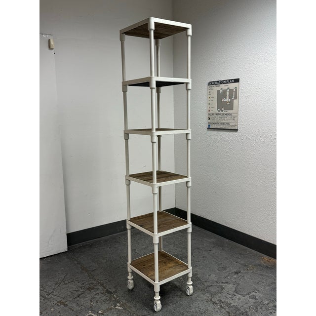 Industrial Luay Al-Rawi for Restoration Hardware Dutch Industrial Single Shelving For Sale - Image 3 of 12