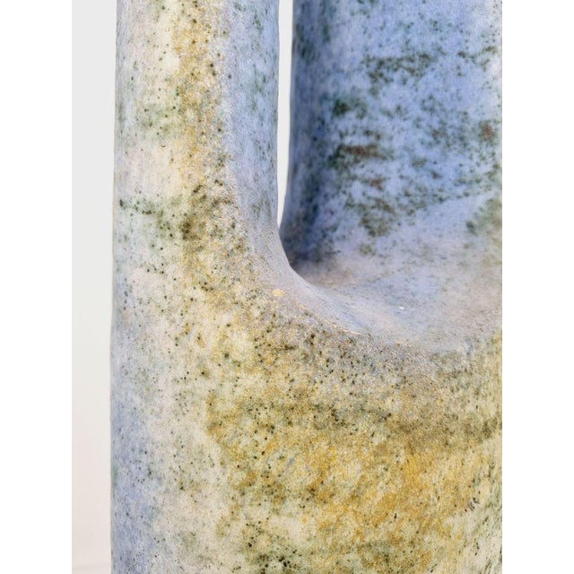 Large Fireclay Ceramic Floor Vase by Ágoston Simó, 1960s For Sale - Image 18 of 18