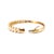 Modern 18k Yellow Gold 5.02ct Graduated Oval Bezel Diamond Hinged Bangle Bracelet For Sale - Image 3 of 8