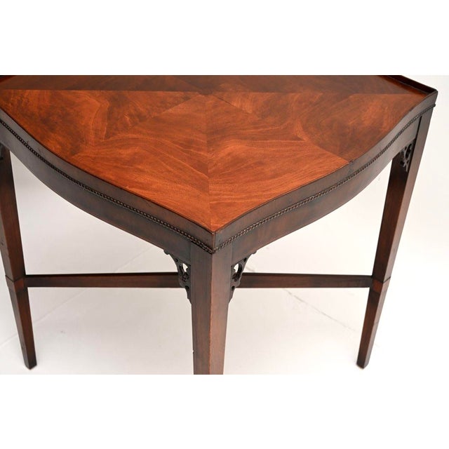 Wood Antique Georgian Side Tables, 1920, Set of 2 For Sale - Image 7 of 10