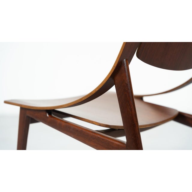 Brown Plywood Model 668 Armchair attributed to Rudolf Bernd Glatzel, 1957 For Sale - Image 8 of 16