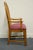 Wood Thomasville American Country Collection Cane Back Dining Arm Chair 20521-861-862 For Sale - Image 7 of 11