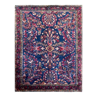 Antique Persian Sarouk Mohajeran Rug For Sale