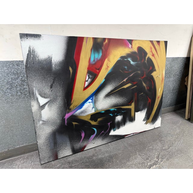 Abstract Original Graffiti "#107 Vapor"Abstract Painting For Sale - Image 3 of 12