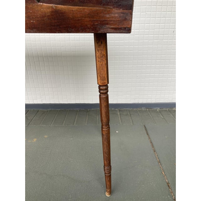 American Antique Folding 19th C. Wooden Camp or Gaming Table For Sale - Image 3 of 18