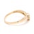 Early 21st Century Dainty Emerald & Diamond Ring, 14k Yellow Gold, Ring Size 7.25, Engagement For Sale - Image 5 of 6
