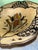 Paint Mid-Century Brass Hand Painted Floral Design Decorative Bowl For Sale - Image 7 of 9