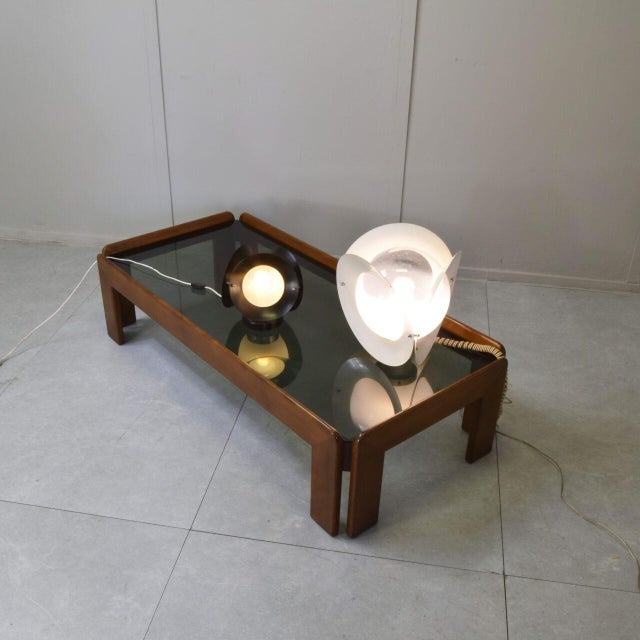 Black Mid-Century Modern Table Lamps in Metal and Opaline Glass from Arredoluce, Italy, 1975, Set of 2 For Sale - Image 8 of 11