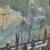 Green Vintage Oil on Canvas Landscape Painting For Sale - Image 8 of 11
