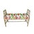 Tan Vintage Faux Bamboo Upholstered Bench, Hollywood Regency, Mid 20th Century For Sale - Image 8 of 12