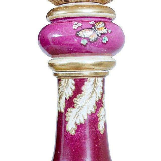 19th Century Mahogany and Porcelain 4 Poster Bed For Sale - Image 6 of 18