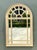 Vintage Arched Wood and Mirrored Glass Mirror For Sale - Image 9 of 12