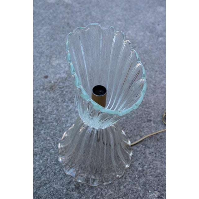 Table Lamps in Murano Glass attributed to Barovier, 1950s, Set of 2 For Sale - Image 7 of 14