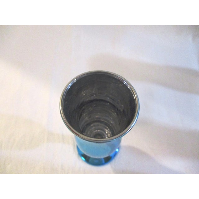 1980s 1980s Loving Cup Metallic Glass Cordial/Shot Glasses, Set of 8 For Sale - Image 5 of 6