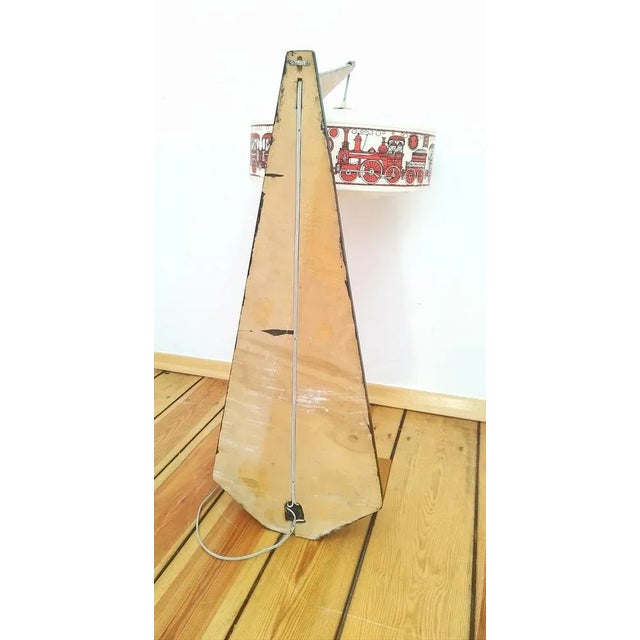 Brown Czechoslovakian Wall Lamp from Mezulanik For Sale - Image 8 of 10