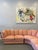 Animal Skin 1990s Italian Pink Nubuck Leather Lev & Lev Sectional Sofa For Sale - Image 7 of 14
