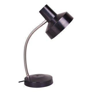 Mid-Century Table Lamp in Chrome and Aluminium by Napako, Czech, 1970s For Sale